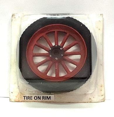 Old Fashioned Tire on Rim by Wright Guide Miniatures